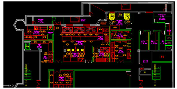 星级酒店厨房工程设计图